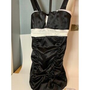 Pink Zone Women Black Dress Size Large New